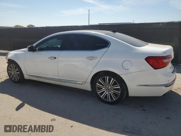 2014 Kia Cadenza Premium with VIN KNALN4D72E5148526, listed as a Copart auction lot 47541465 with 166,339 mi miles and Clean Title. Bid and sale history available at carsss.com. Image 2.