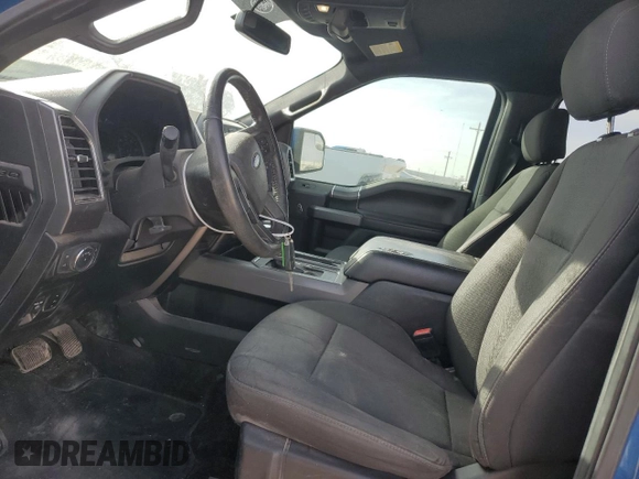 2018 Ford F-150 XL with VIN 1FTEW1C59JKF70876, listed as a Copart auction lot 51387935 with 165,595 mi miles and Salvage Title. Bid and sale history available at carsss.com. Image 7.