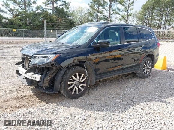 2019 Honda Pilot EX-L with VIN 5FNYF5H5XKB008027, listed as a IAAI auction lot 41794539 with 110,832 mi miles and . Bid and sale history available at carsss.com. Image 18.