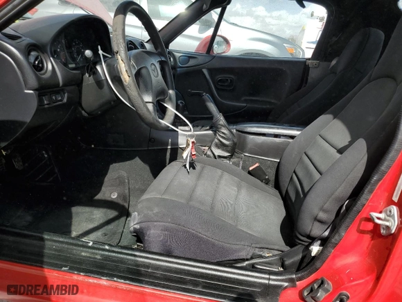 1999 Mazda MX-5 Miata with VIN JM1NB3530X0116054, listed as a Copart auction lot 49445895 with 163,448 mi miles and Salvage Title. Bid and sale history available at carsss.com. Image 7.