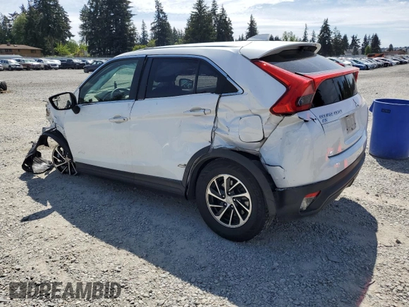 2020 Mitsubishi Eclipse Cross ES z VIN JA4AS3AA5LZ006877, wystawiony jako Copart lot #56543935 z przebiegiem 90 417 mil mil oraz Szkoda całkowita • Salvage title. Historia ofert i sprzedaży dostępna na DreamBid. Obrazek 2.