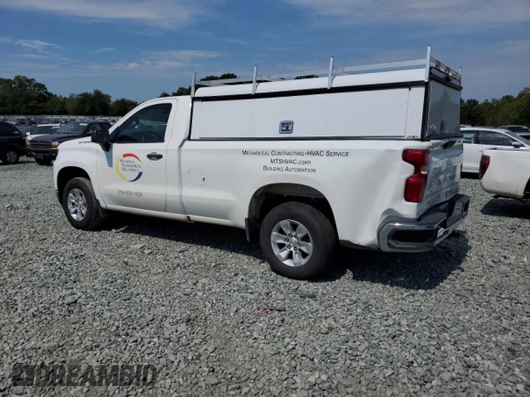 2019 Chevrolet Silverado 1500 Work Truck with VIN 3GCNWAEF1KG293378, listed as a Copart auction lot 64559693 with 57,066 mi miles and Salvage Title. Bid and sale history available at DreamBid. Image 2.