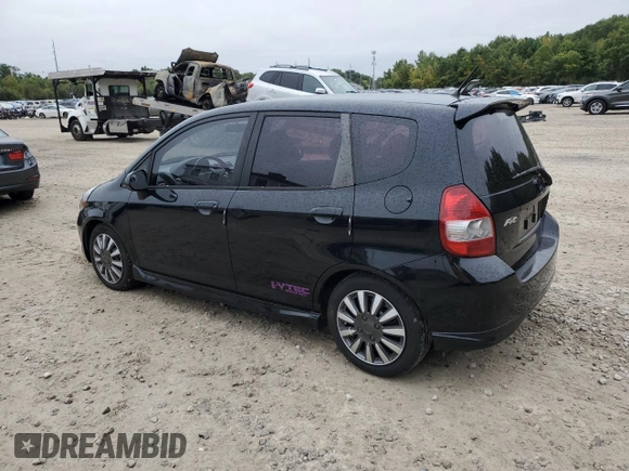 2007 Honda Fit Sport with VIN JHMGD38667S011269, listed as a Copart auction lot 72401364 with 177,032 mi miles and Clean Title. Bid and sale history available at carsss.com. Image 2.