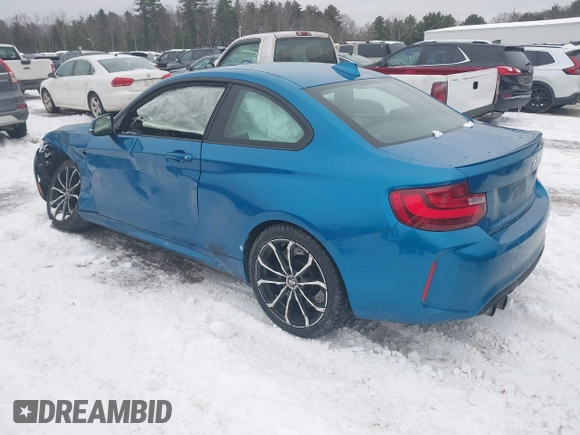 2017 BMW M2 with VIN WBS1H9C38HV887362, listed as a IAAI auction lot 41524962 with 58,866 mi miles. Bid and sale history available at carsss.com. Image 3.