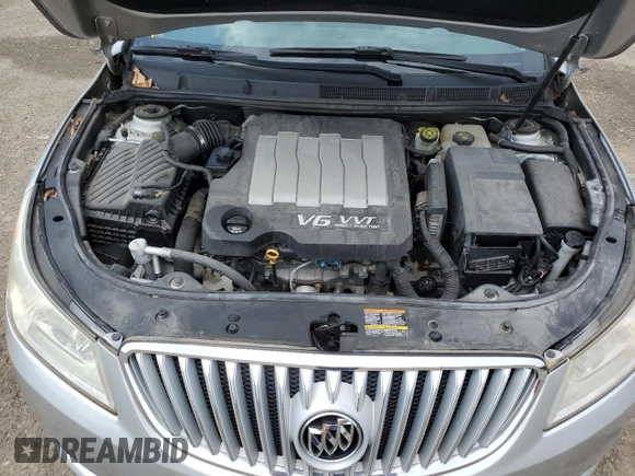 2010 Buick LaCrosse CXL with VIN 1G4GK5EG7AF117595, listed as a Copart auction lot 53327954 with 127,821 mi miles and Clean title. Bid and sale history available at DreamBid. Image 11.