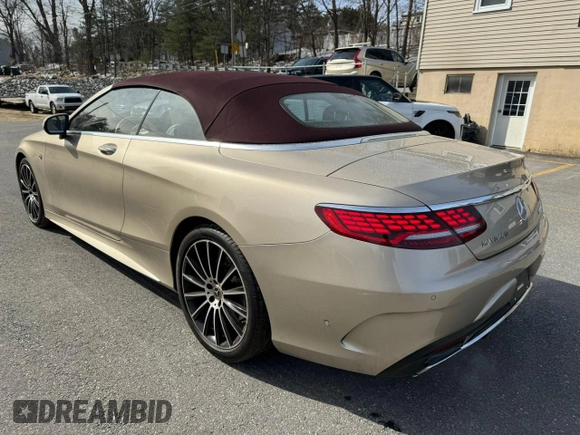 2019 Mercedes-Benz S-Class S 560 with VIN WDDXK8DB1KA038603, listed as a Copart auction lot 48438424 with 34,121 mi miles. Bid and sale history available at carsss.com. Image 2.