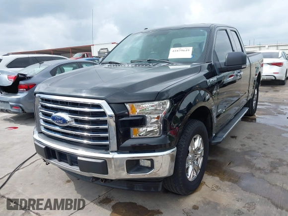 2017 Ford F-150 XL z VIN 1FTEX1EP5HFC75756, wystawiony jako IAAI lot #41879649 z przebiegiem 97 076 mil mil oraz . Historia ofert i sprzedaży dostępna na DreamBid. Obrazek 2.