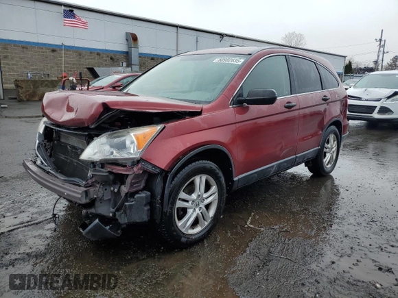 2010 Honda CR-V EX z VIN JHLRE4H56AC012656, wystawiony jako Copart lot #50982635 z przebiegiem 97 223 mil mil oraz Szkoda całkowita • Salvage title. Historia ofert i sprzedaży dostępna na DreamBid. Obrazek 1.