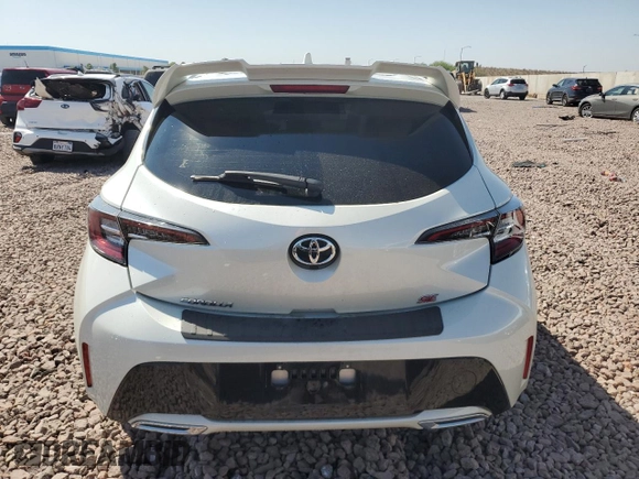 2019 Toyota Corolla Hatchback SE with VIN JTNK4RBE4K3027841, listed as a Copart auction lot 69649204 with 72,490 mi miles and Salvage Title. Bid and sale history available at carsss.com. Image 6.