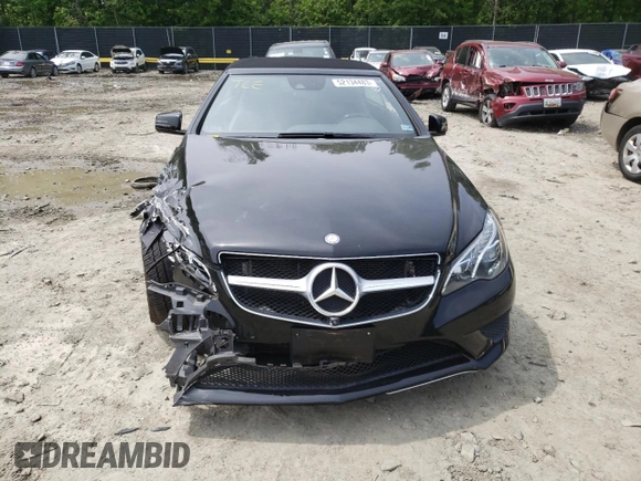 2015 Mercedes-Benz E 400 with VIN WDDKK6FFXFF295735, listed as a Copart auction lot 52134483 with 36,835 mi miles and Salvage title. Bid and sale history available at DreamBid. Image 5.