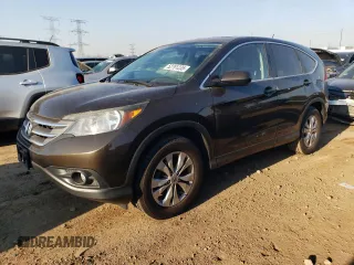 2014 Honda CR-V EX z VIN 5J6RM4H51EL093713, wystawiony jako Copart lot #52791235 z przebiegiem 156 518 mil mil oraz Szkody całkowita. Historia ofert i sprzedaży dostępna na DreamBid. Obrazek 1.