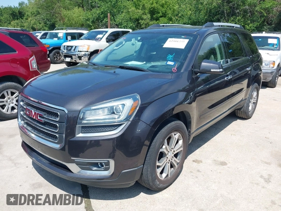 2016 GMC Acadia SLT z VIN 1GKKVSKD1GJ239068, wystawiony jako IAAI lot #42501235 z przebiegiem 141 151 mil mil oraz . Historia ofert i sprzedaży dostępna na DreamBid. Obrazek 2.