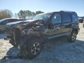 2008 Jeep Liberty Sport with VIN 1J8GP28KX8W236264, listed as a Copart auction lot 84846924 with 226,714 mi miles and Salvage Title. Bid and sale history available at DreamBid. Image 1.
