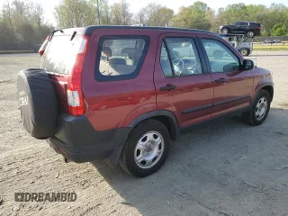 2005 Honda CR-V LX with VIN JHLRD78585C062968, listed as a Copart auction lot 53439515 with 141,885 mi miles and Salvage Title. Bid and sale history available at carsss.com. Image 3.