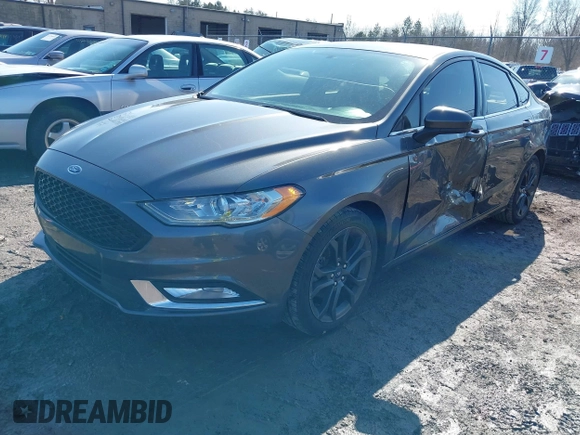 2018 Ford Fusion SE with VIN 3FA6P0HD6JR238133, listed as a IAAI auction lot 41765828 with 233,771 mi miles. Bid and sale history available at carsss.com. Image 2.