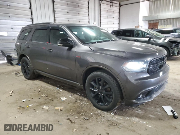 2017 Dodge Durango R/T with VIN 1C4SDJCT9HC657219, listed as a Copart auction lot 50644125 with 58,772 mi miles and Non Repairable. Bid and sale history available at DreamBid. Image 4.