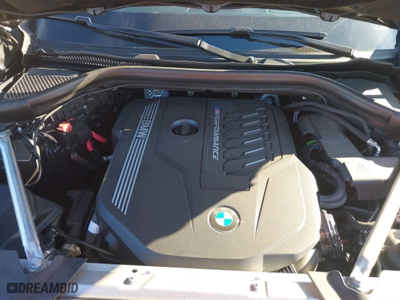 2021 BMW X3 M40i with VIN 5UXTY9C06M9E24839, listed as a IAAI auction lot 40687039 with 38,222 mi miles. Bid and sale history available at carsss.com. Image 10.
