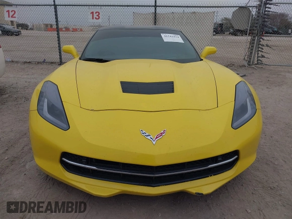 2019 Chevrolet Corvette 3LT with VIN 1G1YF2D74K5108592, listed as a IAAI auction lot 41543924 with 69,513 mi miles. Bid and sale history available at carsss.com. Image 12.