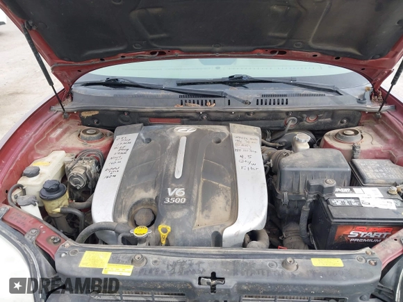 2005 Hyundai Santa Fe GLS with VIN KM8SC73E45U898713, listed as a IAAI auction lot 41791364 with 169,276 mi miles. Bid and sale history available at carsss.com. Image 10.