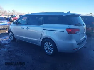 2016 Kia Sedona LX with VIN KNDMB5C18G6164472, listed as a IAAI auction lot 41661530 with 116,904 mi miles. Bid and sale history available at carsss.com. Image 3.