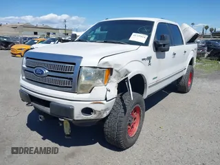 2011 Ford F-150 XLT with VIN 1FTFW1ET7BFB16524, listed as a IAAI auction lot 41729414 with 134,924 mi miles. Bid and sale history available at carsss.com. Image 2.