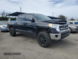 2017 Toyota Tundra SR5 with VIN 5TFEM5F13HX121163, listed as a Copart auction lot 45580715 with 72,137 mi miles and Salvage title. Bid and sale history available at DreamBid. Image 4.