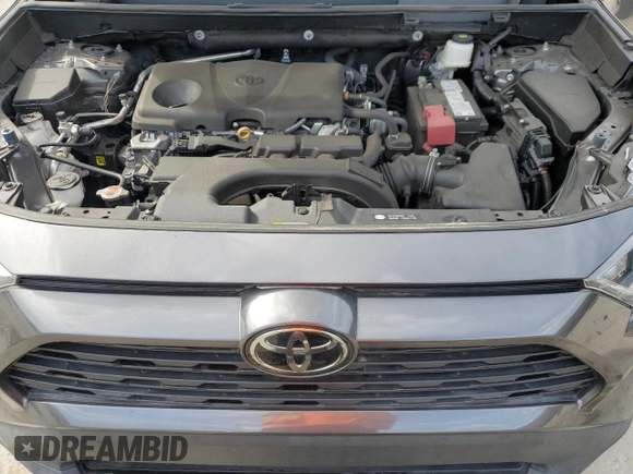 2021 Toyota RAV4 LE with VIN 2T3H1RFV1MC155845, listed as a Copart auction lot 43665575 with 61,082 mi miles and Salvage Title. Bid and sale history available at carsss.com. Image 12.