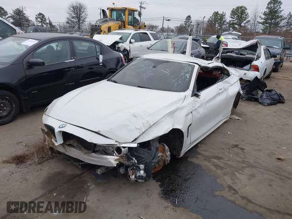 2015 BMW 4 Series 435i with VIN WBA3T3C59FP738440, listed as a IAAI auction lot 41158801 with 158,130 mi miles and . Bid and sale history available at carsss.com. Image 6.