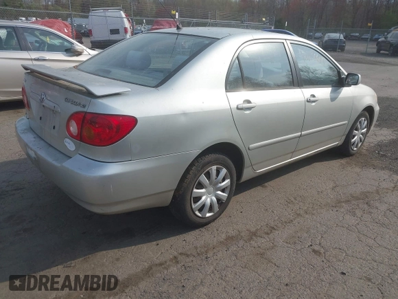 2003 Toyota Corolla CE with VIN JTDBR32E930004139, listed as a IAAI auction lot 42113619 with 209,120 mi miles and . Bid and sale history available at DreamBid. Image 4.