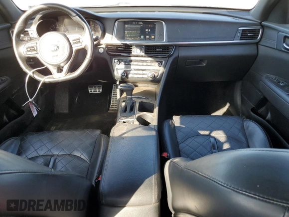 2017 Kia Optima SX Limited with VIN 5XXGV4L27HG133353, listed as a Copart auction lot 52739975 with 128,091 mi miles and Salvage title. Bid and sale history available at DreamBid. Image 8.