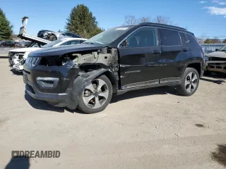 2018 Jeep Compass Altitude with VIN 3C4NJDBB9JT361305, listed as a Copart auction lot 50126355 with 49,810 mi miles and Salvage title. Bid and sale history available at DreamBid. Image 1.