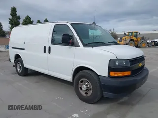 2020 Chevrolet Express Cargo with VIN 1GCWGAFP3L1272525, listed as a IAAI auction lot 41914132 with 90,857 mi miles and . Bid and sale history available at DreamBid. Image 1.