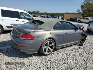 2008 BMW 6 Series 650i with VIN WBAEB53588CX63265, listed as a Copart auction lot 73681864 with Not Provided miles and Salvage Title. Bid and sale history available at carsss.com. Image 3.
