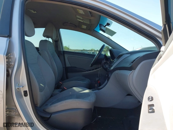 2015 Hyundai Accent GLS with VIN KMHCT4AE5FU808332, listed as a IAAI auction lot 42033625 with 195,433 mi miles. Bid and sale history available at carsss.com. Image 5.