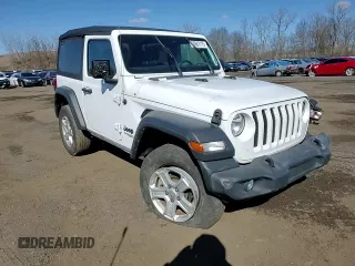 2021 Jeep Wrangler Sport S with VIN 1C4GJXANXMW751236, listed as a Copart auction lot 50683115 with 56,325 mi miles and Salvage Title. Bid and sale history available at DreamBid. Image 11.