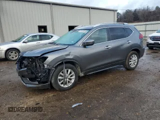 2019 Nissan Rogue SV with VIN KNMAT2MT2KP515491, listed as a Copart auction lot 43125405 with 126,287 mi miles and Salvage title. Bid and sale history available at DreamBid. Image 1.