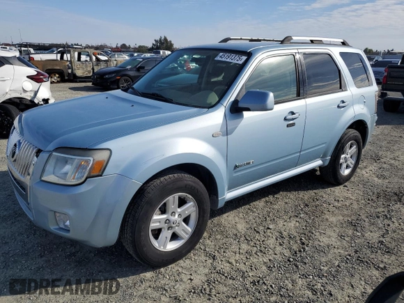 2008 Mercury Mariner with VIN 4M2CU29HX8KJ30075, listed as a Copart auction lot 45191375 with 85,229 mi miles and Clean Title. Bid and sale history available at carsss.com. Image 1.