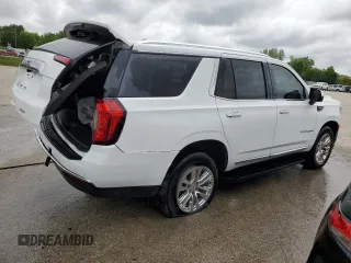 2022 GMC Yukon SLT with VIN 1GKS2BKT4NR257806, listed as a Copart auction lot 53239674 with 60,506 mi miles and Salvage Title. Bid and sale history available at carsss.com. Image 3.