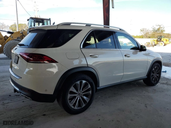 2020 Mercedes-Benz GLE with VIN 4JGFB4JB9LA130249, listed as a Copart auction lot 83601744 with NaN miles and Clean Title. Bid and sale history available at carsss.com. Image 3.