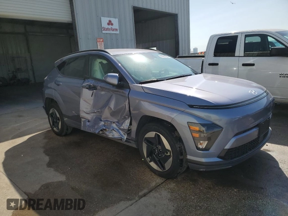 2024 Hyundai Kona SEL with VIN KM8HC3A68RU006550, listed as a Copart auction lot 51911685 with 8,620 mi miles and Salvage Title. Bid and sale history available at DreamBid. Image 4.