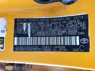 2015 Toyota Prius Two with VIN JTDZN3EU1FJ021383, listed as a Copart auction lot 45040275 with 264,757 mi miles and Clean title. Bid and sale history available at DreamBid. Image 12.