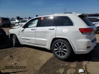 2017 Jeep Grand Cherokee Overland with VIN 1C4RJFCT3HC822900, listed as a Copart auction lot 48965335 with 0 mi miles and Clean Title. Bid and sale history available at carsss.com. Image 2.