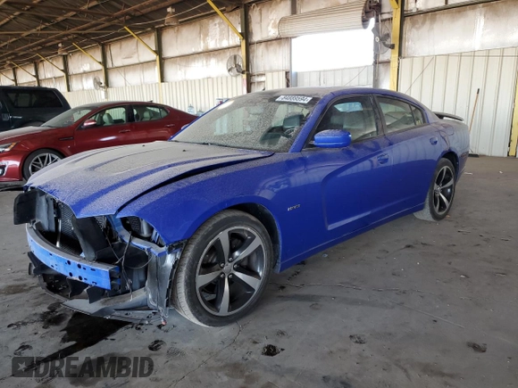 2013 Dodge Charger RT with VIN 2C3CDXCTXDH642943, listed as a Copart auction lot 84889594 with 82,176 mi miles and Salvage Title. Bid and sale history available at carsss.com. Image 1.