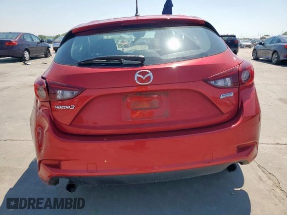 2018 Mazda 3 Sport with VIN 3MZBN1K73JM202577, listed as a Copart auction lot 52208665 with 134,207 mi miles and Salvage Title. Bid and sale history available at DreamBid. Image 6.