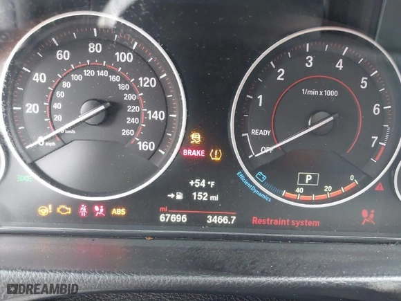 2017 BMW 3 Series 330i with VIN WBA8B9G30HNU55850, listed as a IAAI auction lot 41751136 with 67,696 mi miles. Bid and sale history available at carsss.com. Image 15.