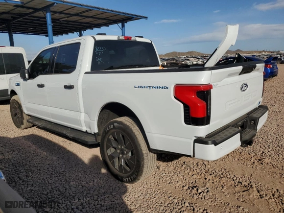 2024 Ford F-150 Lightning XLT with VIN 1FTVW3LK8RWG07888, listed as a Copart auction lot 87741505 with 2,313 mi miles and Salvage Title. Bid and sale history available at carsss.com. Image 2.