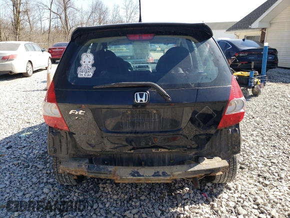 2007 Honda Fit Sport with VIN JHMGD38607S050486, listed as a Copart auction lot 49083375 with 198,601 mi miles and Salvage Title. Bid and sale history available at carsss.com. Image 6.