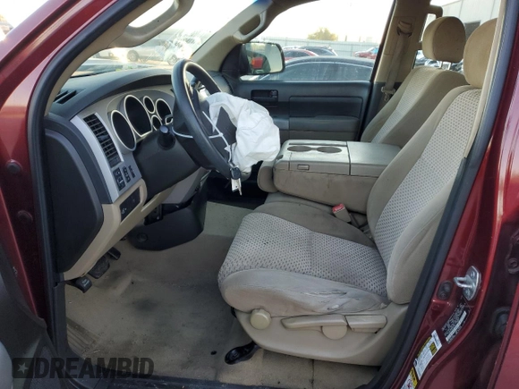 2007 Toyota Tundra SR5 with VIN 5TBRT54187S451286, listed as a Copart auction lot 42218595 with Not Provided miles and Salvage Title. Bid and sale history available at DreamBid. Image 7.