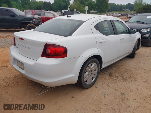 2014 Dodge Avenger SE with VIN 1C3CDZAB4EN226417, listed as a IAAI auction lot 42104189 with 155,454 mi miles and . Bid and sale history available at DreamBid. Image 4.