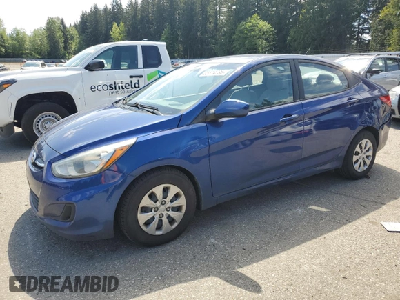 2017 Hyundai Accent SE with VIN KMHCT4AE2HU300984, listed as a Copart auction lot 55674235 with 103,890 mi miles and Non Repairable. Bid and sale history available at carsss.com. Image 1.